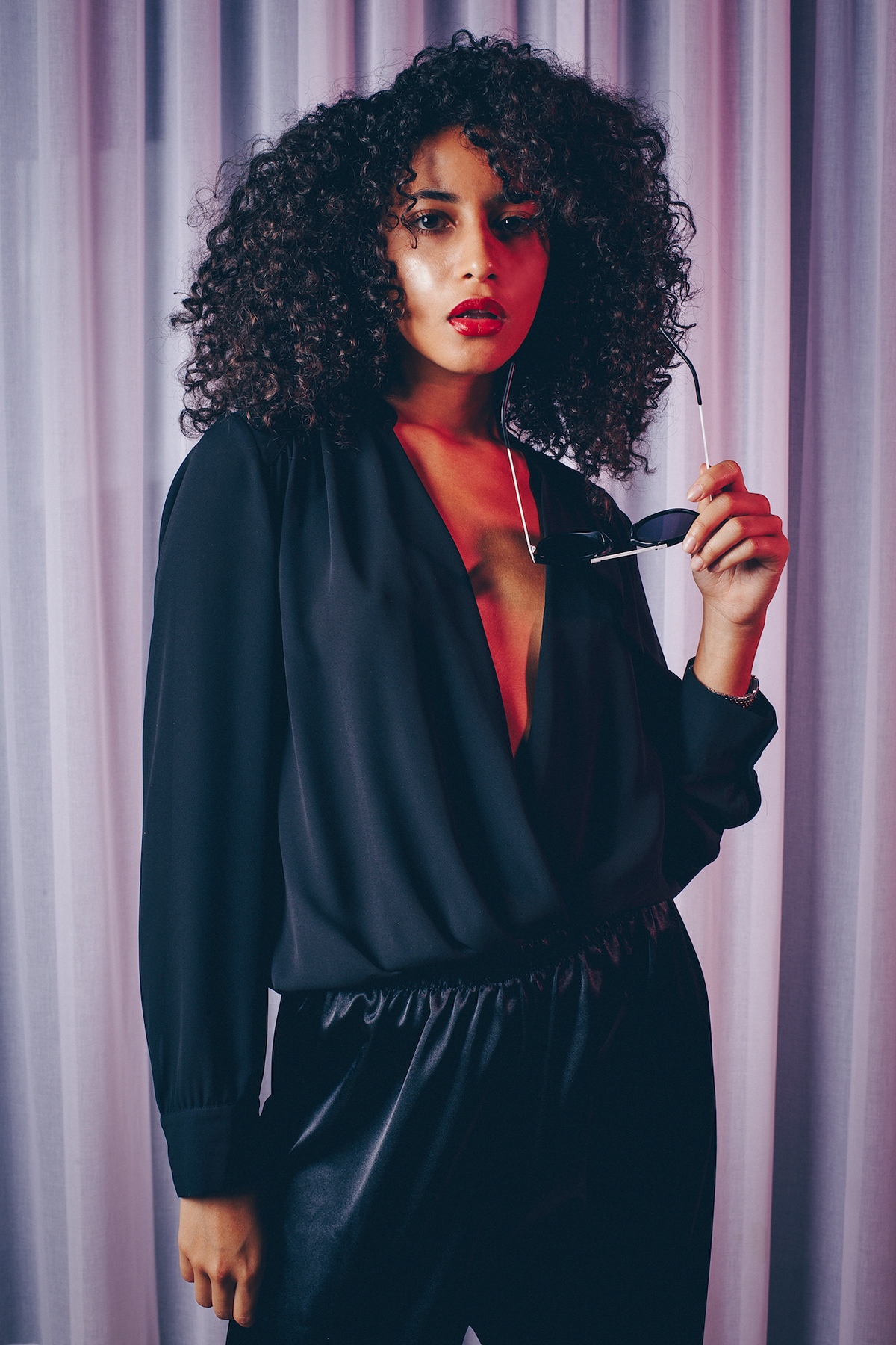 model SILK afro curly hair latina Paris dominican miami