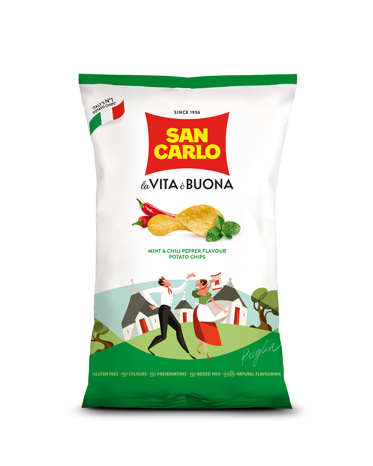 aperitivo chips foodie Italy MADEINITALY Packaging sancarlo snack