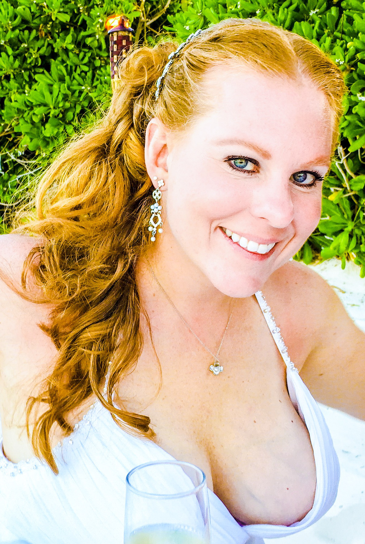 Outdoor Photography  woman Fashion  model portrait redhead ginger beach wedding