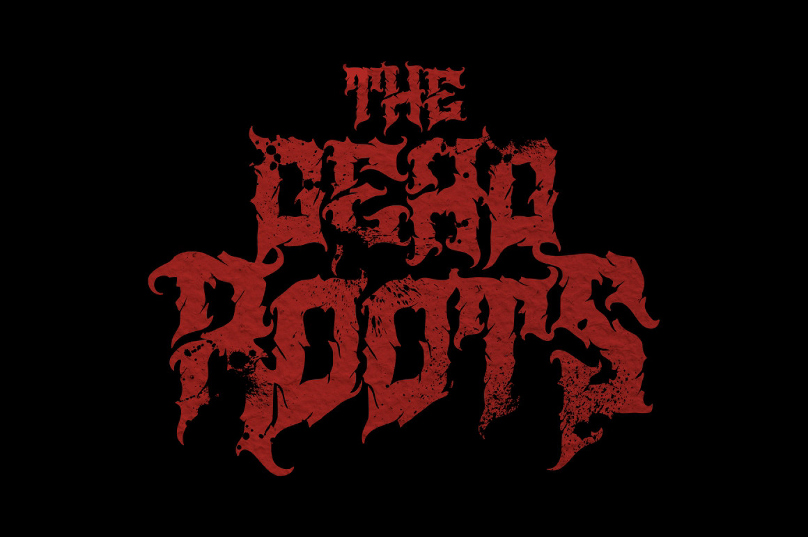 black metal death metal death metal logo ghost grindcore Halloween horror music typhography underground