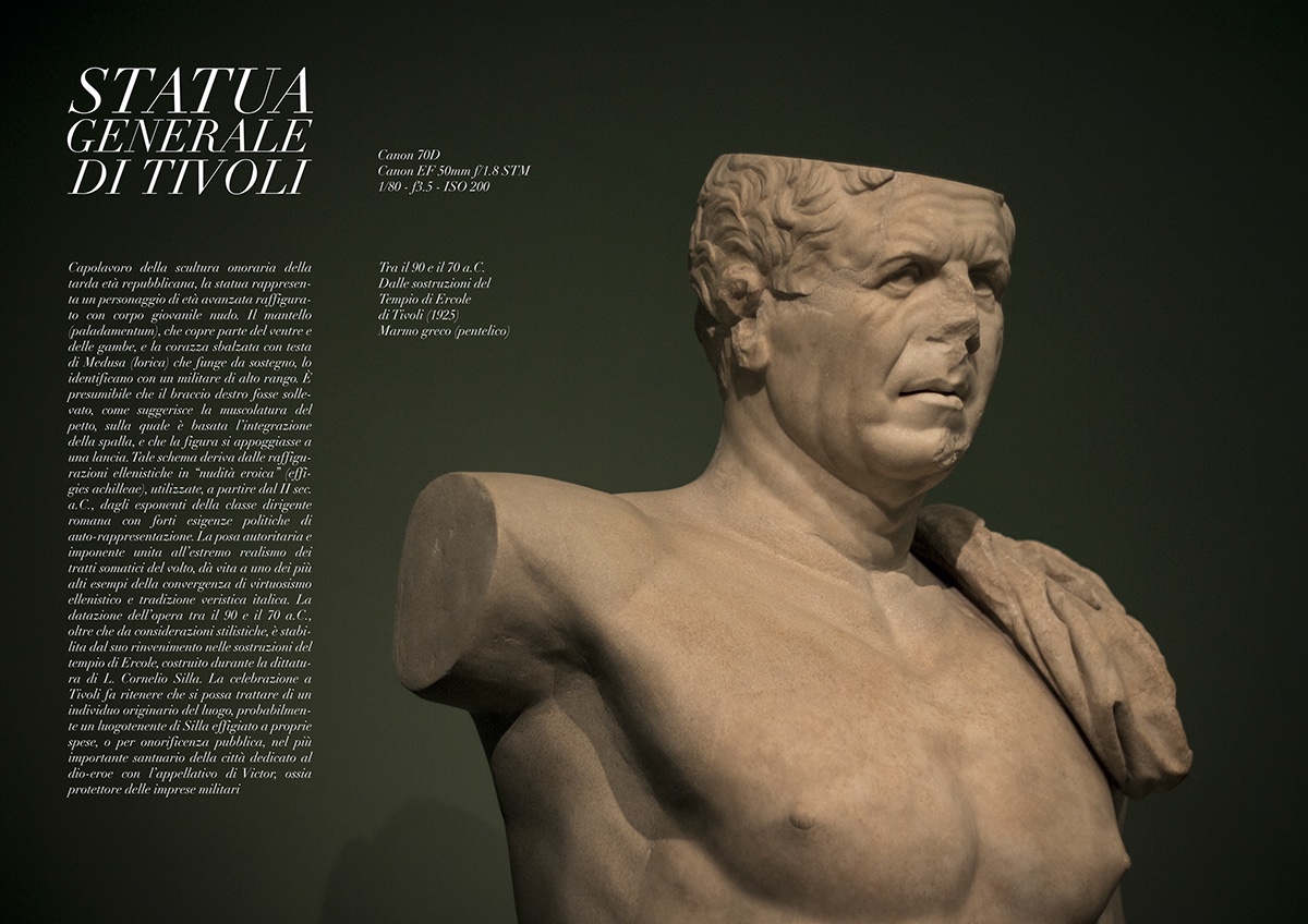 museo nazionale romano museum Palazzo Massimo Photography  Rome graphic editorial Behance adobe photo book