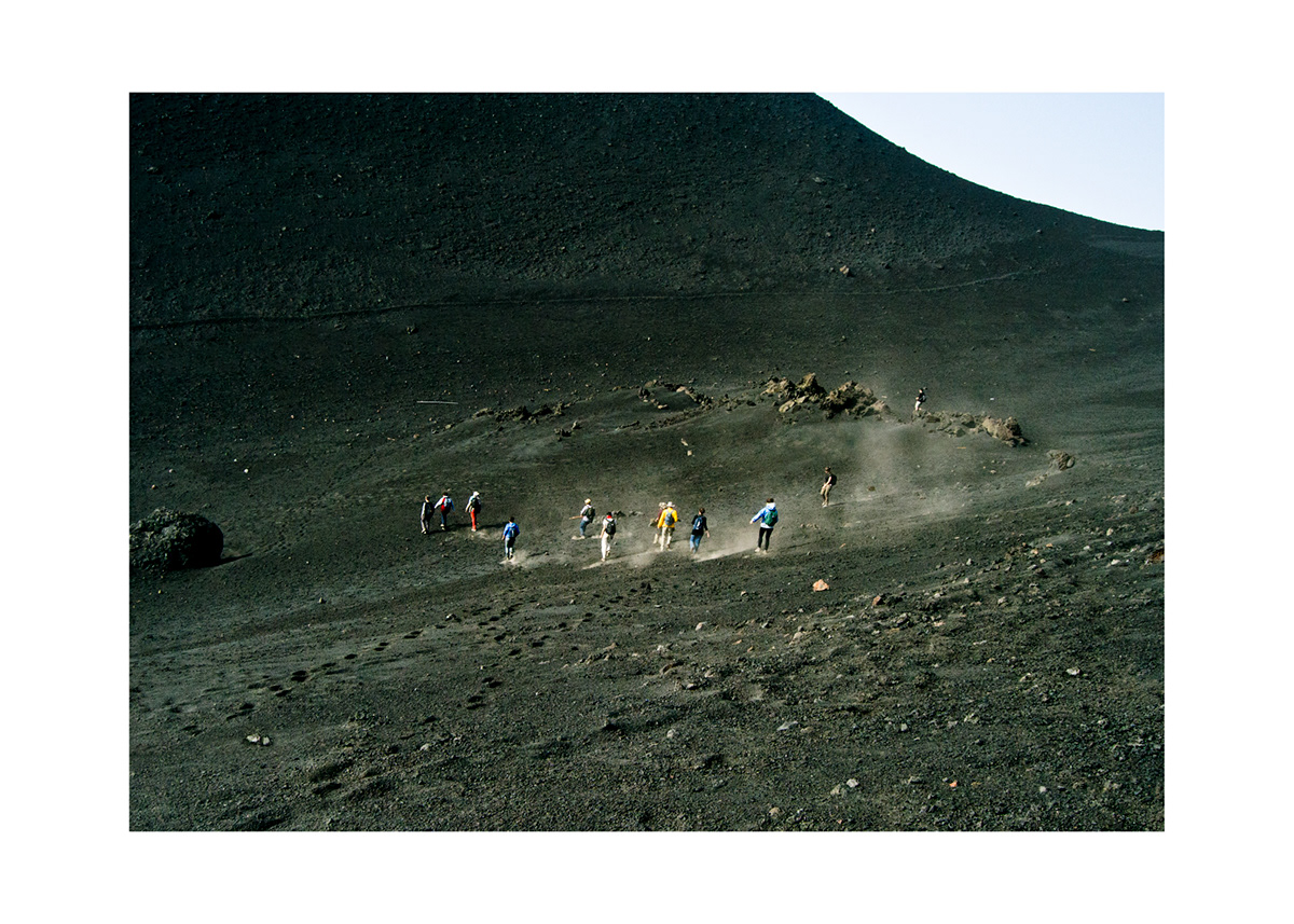 volcano etna Landscape moon catania