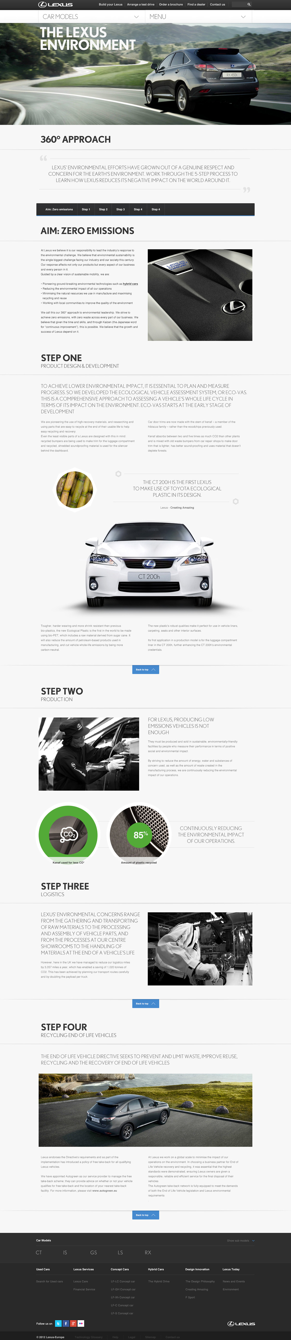 Lexus Cars automotive   interaction Web navigation premium Vehicle design interactive UI user interface creative Creating Amazing FWA