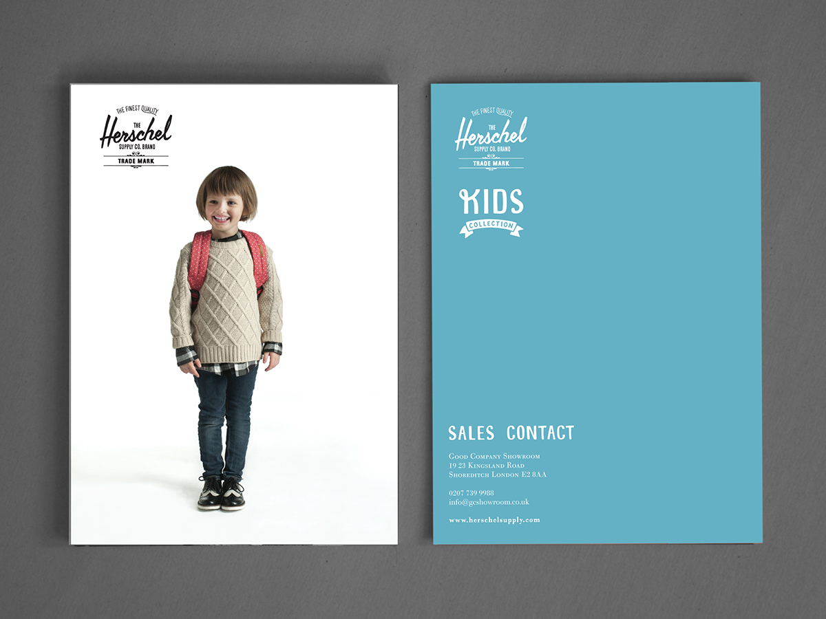 Herschel Supply Co herschel Layout cover kids catalog Lookbook