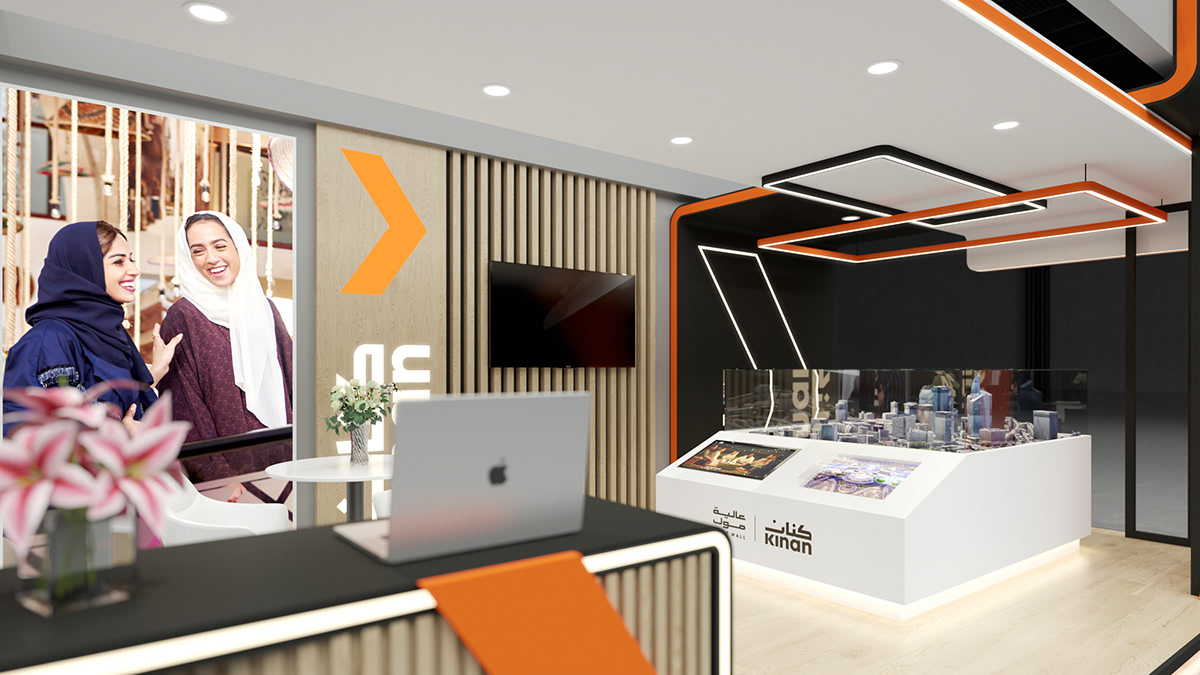 Exhibition  Exhibition Design  stand design booth design Trade Show Advertising  3ds max vray Kinan