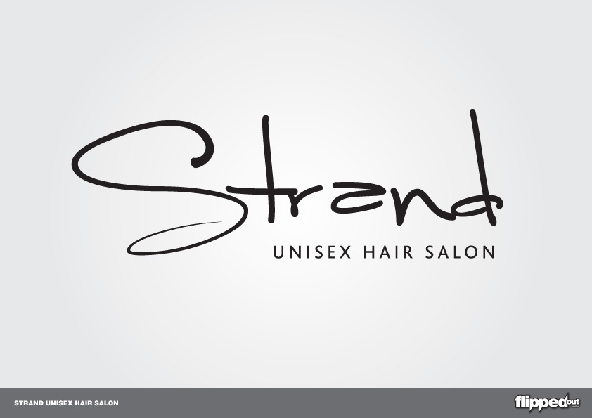 Hair Salon logo Strand brand shop wallpaper
