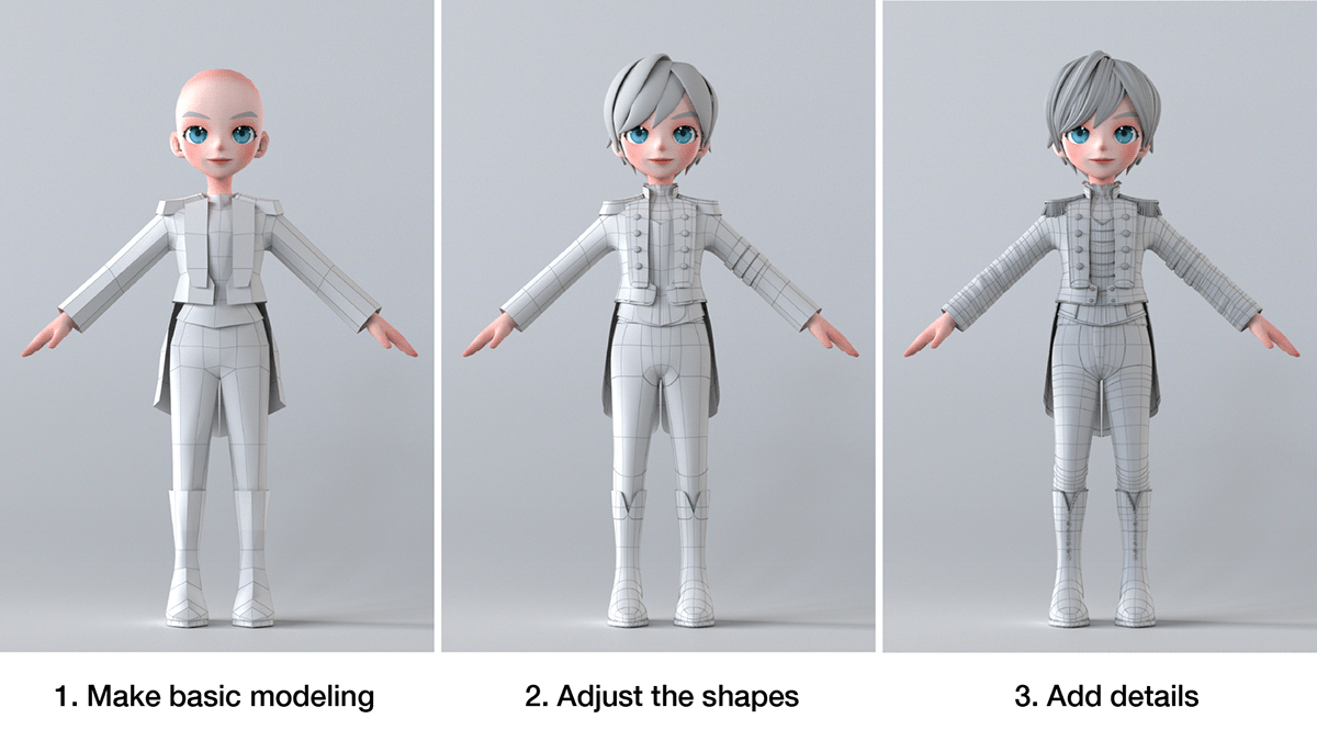 3D 建模 玩具 角色 设计