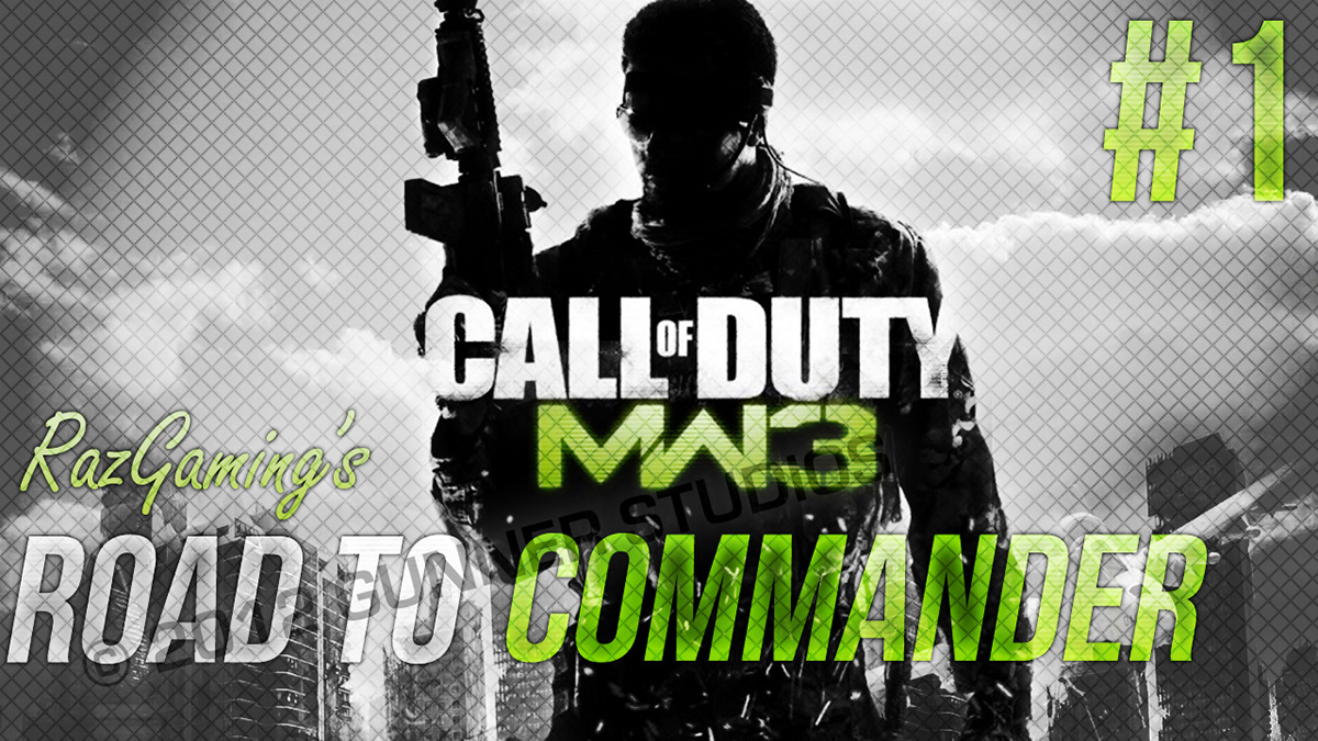 call of duty Cod modern warfare 3 MW3 road to commander RTC youtube thumbnail