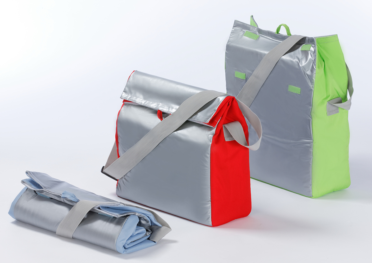 coolbag icebag designedbycarrefour silver picnic Foldable soazig desfossez