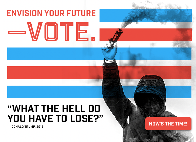animation  campaign motion graphics  register to vote vote graphics voting
