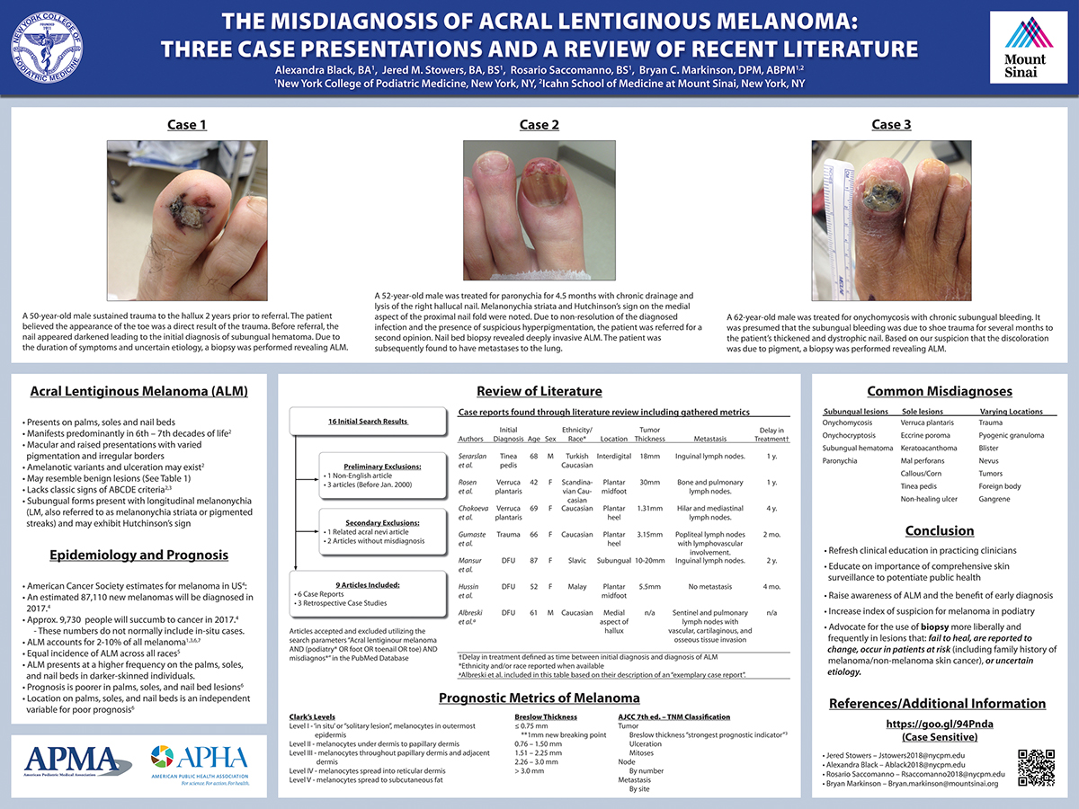 research medical poster educational