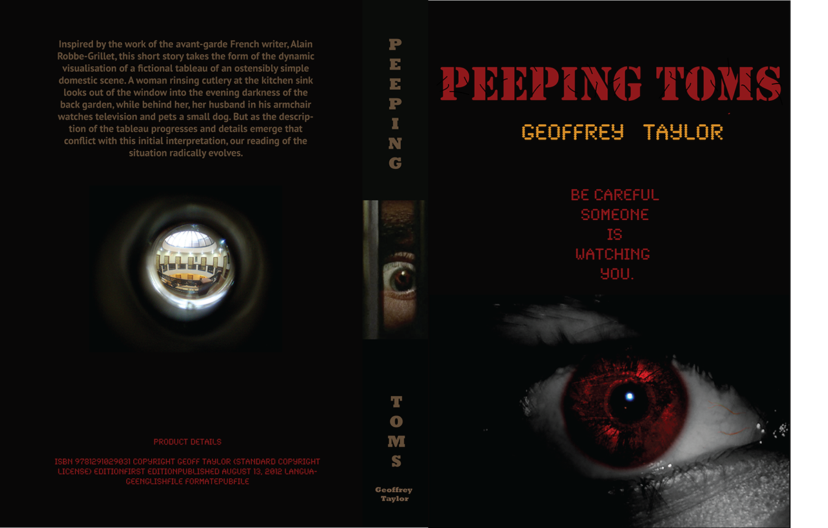 IIIustration book cover eye peeping TOMS