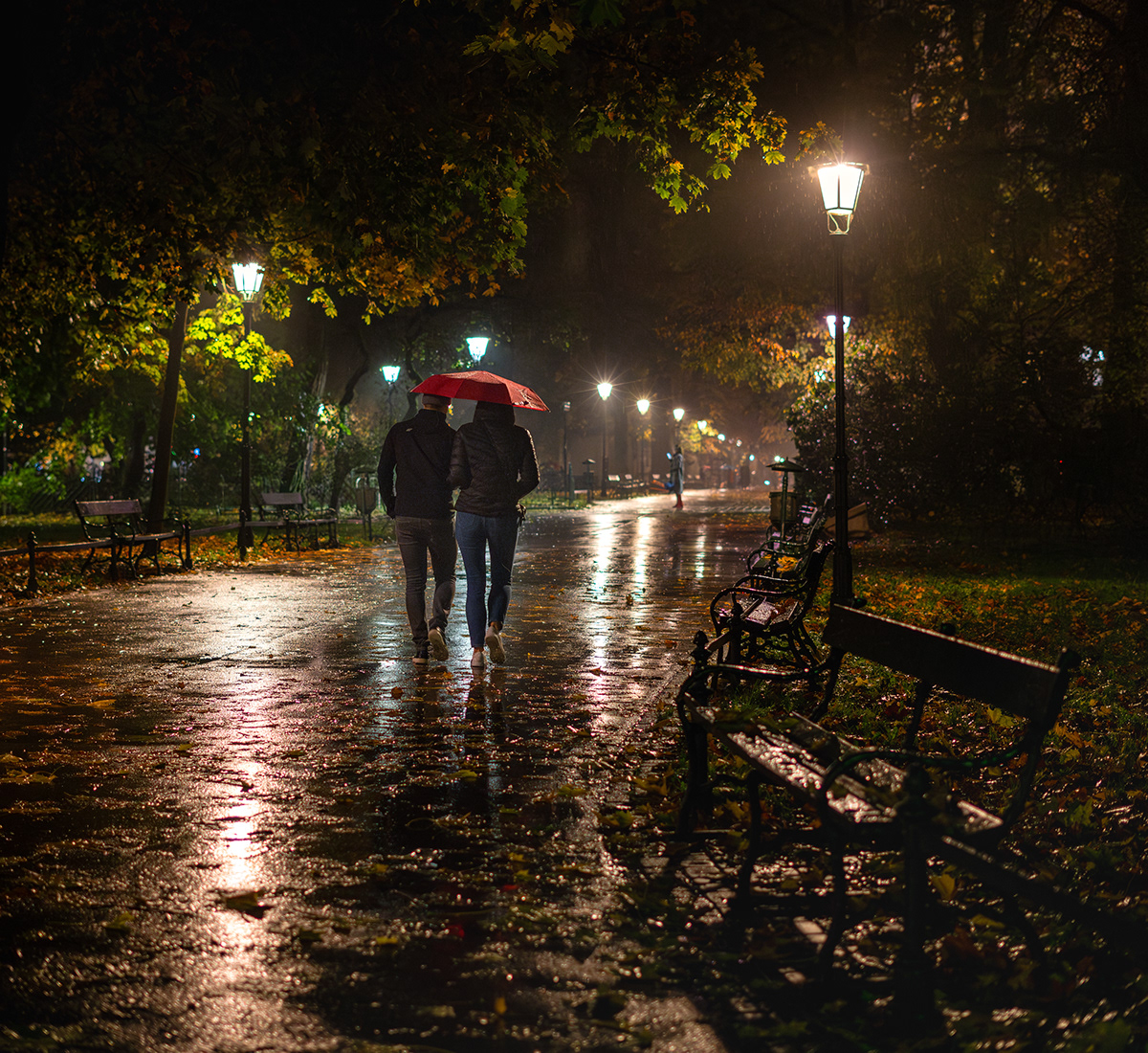 krakow jesień rain poland polska Umbrella parasol aurumn deszcz