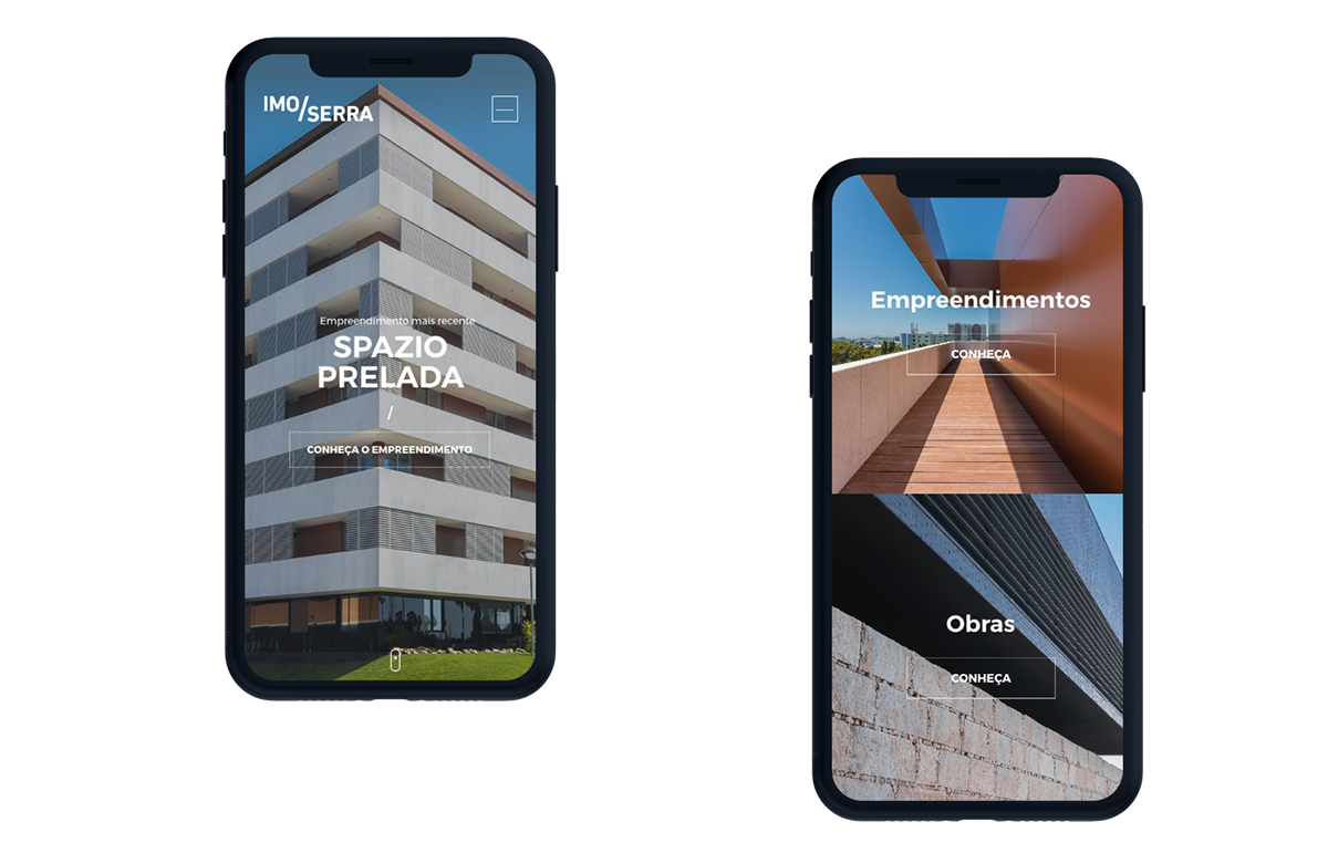 imoserra imo architecture buildings minimal rebranding ui ux development serra animation 