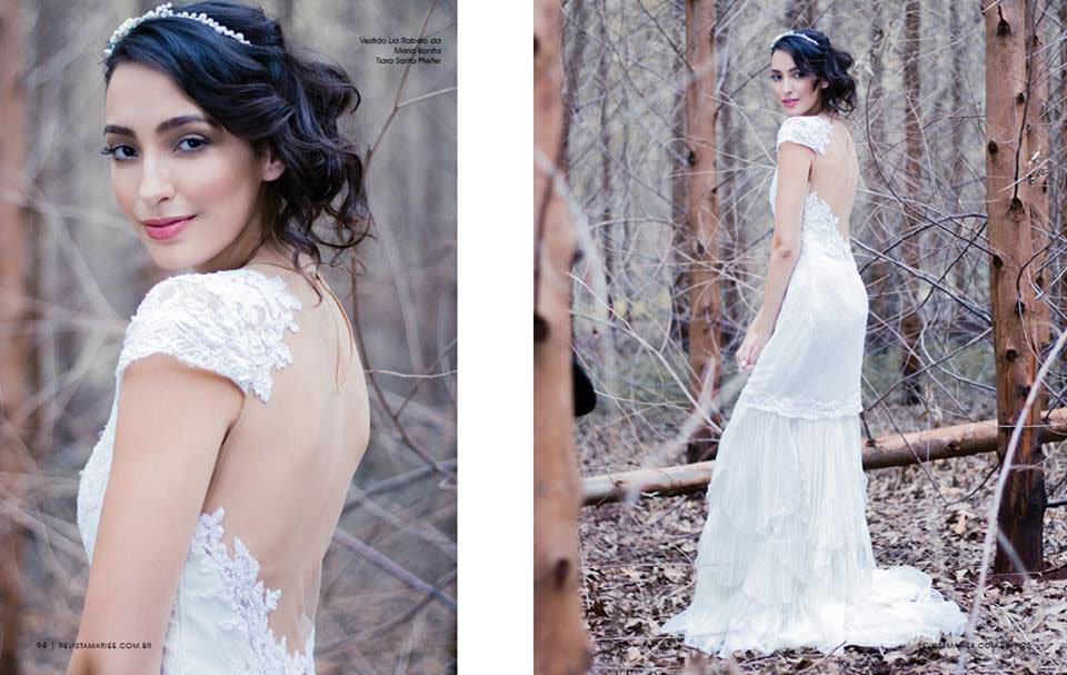revista noiva bridal magazine editorial moda Brazil floresta White  forêt gelee snow winter