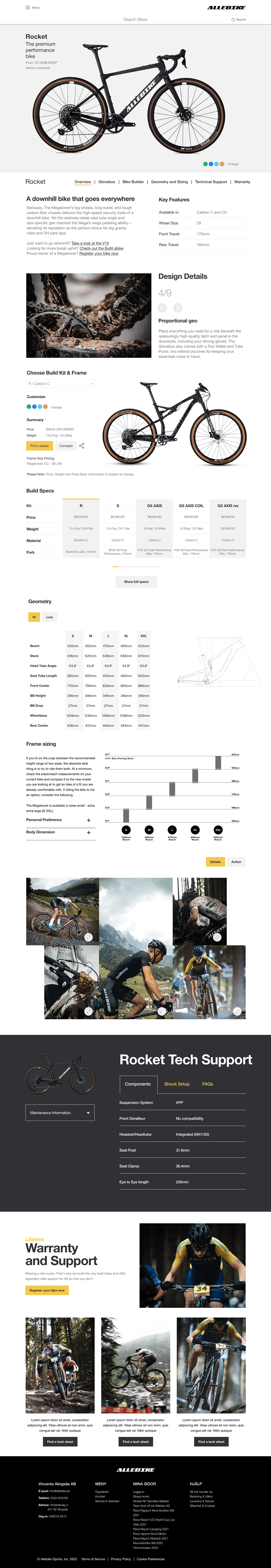 Bicycle Bike Figma ui design UI/UX user interface Web Design  Website