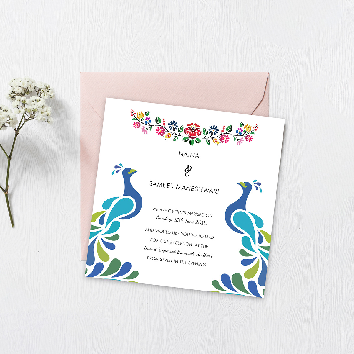 wedding invitations indian designs creative