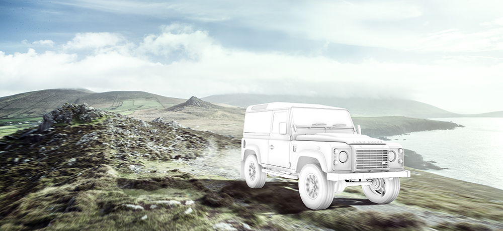 Land Rover Land Rover LXV off road CGI optic optic group automotive  