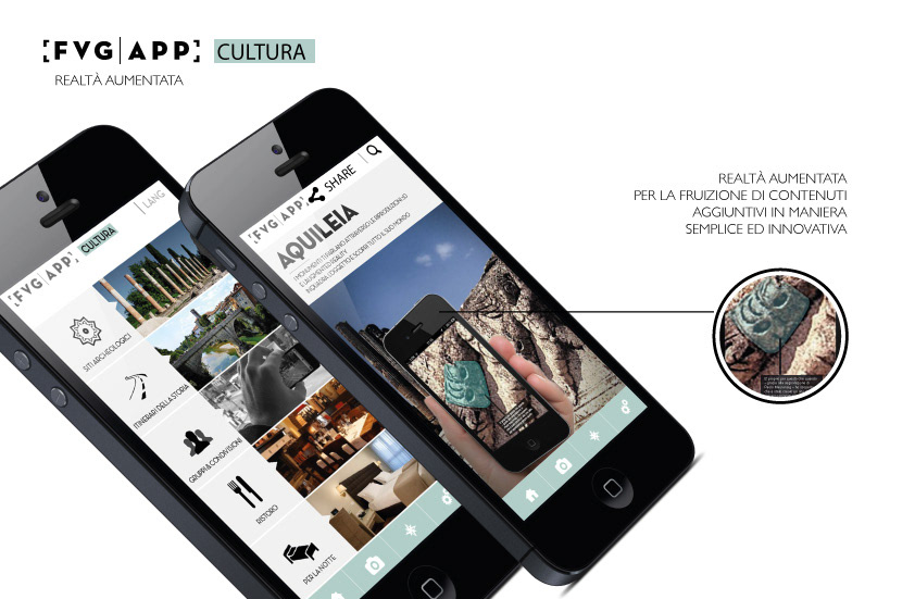app ios android graphic Layout tourism Turismo Italy