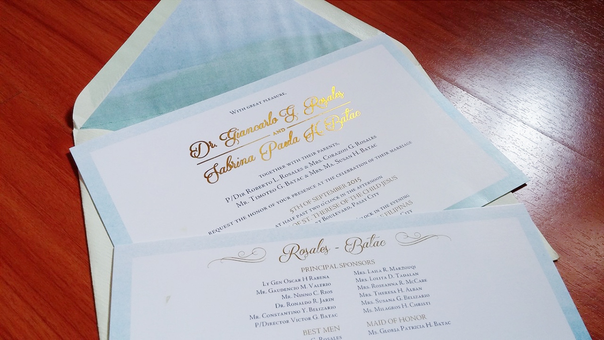 wedding invitation watercolor