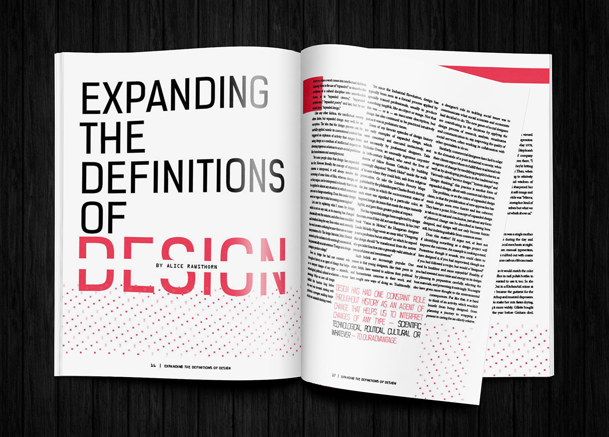 type editorial magazine Website Layout typeset design Web
