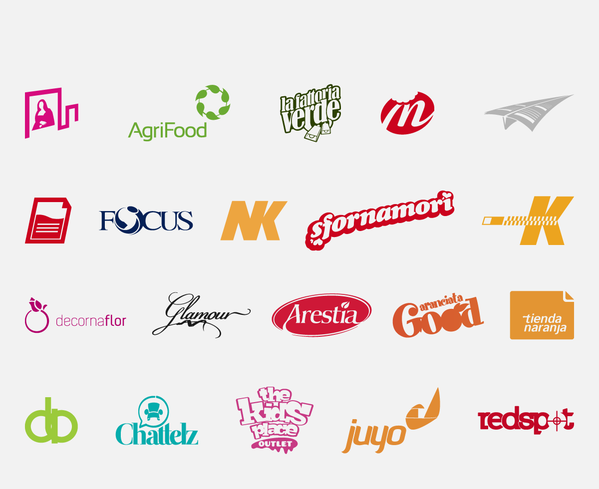 brand logo Logotype color design pixelg review Collection