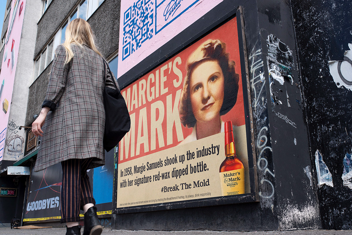 Advertising  alcohol bourbon campaign maker's mark margie samuels marketing   Whiskey Whisky women empowerment