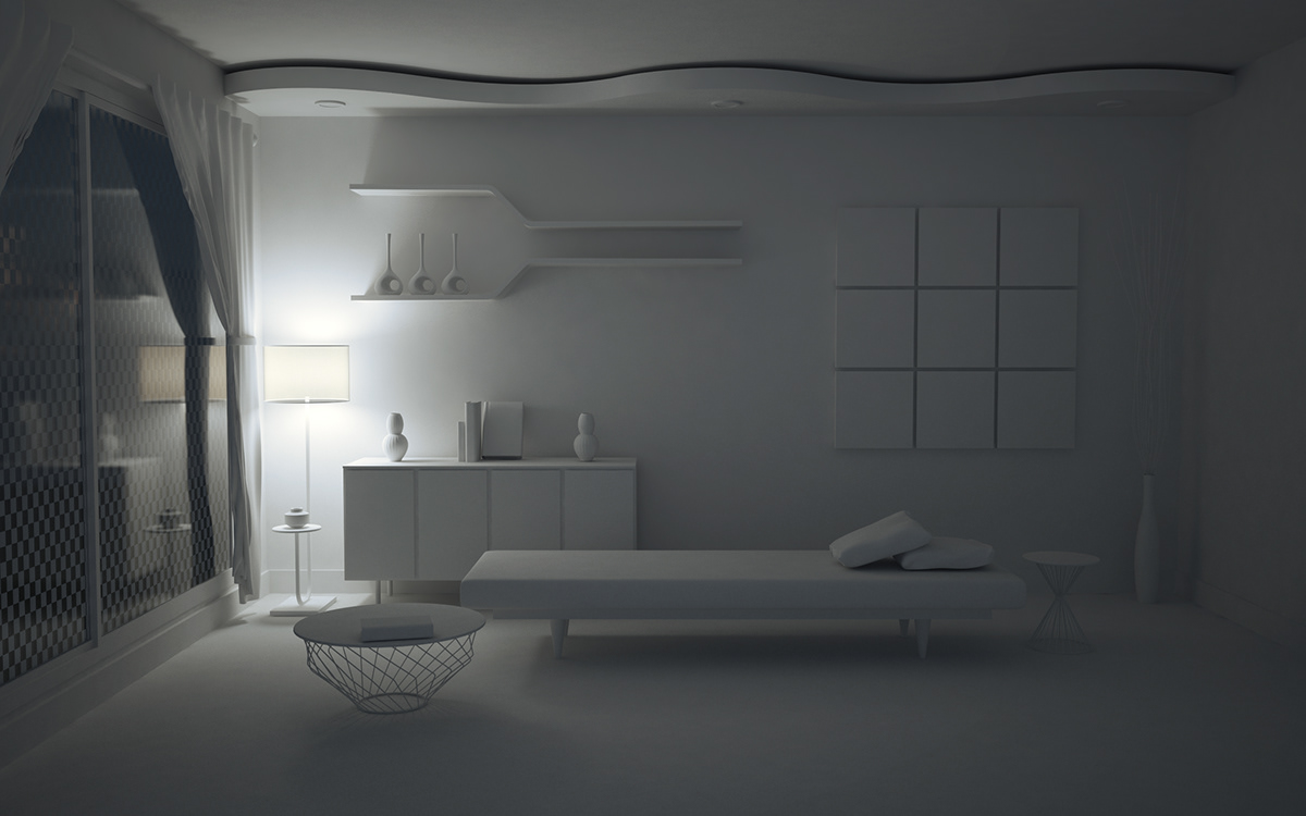 3dmodelling   art direction  c4d concept design graphic design  Image Editing lighting livingroom vray