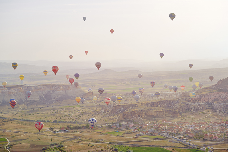 cappadocia Turkey street photo Travel tourism air balloon people portrait east