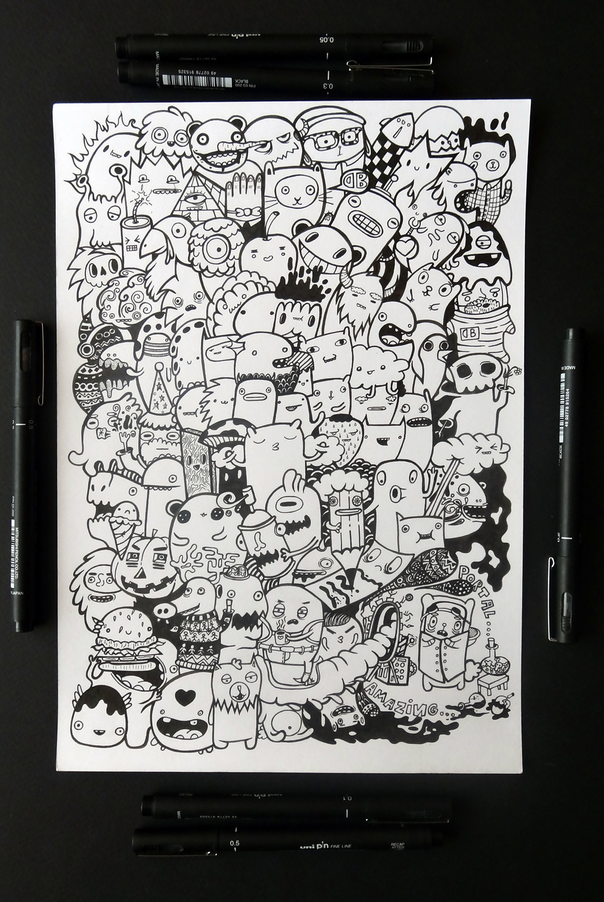 doodle DoodleBros ink monsters