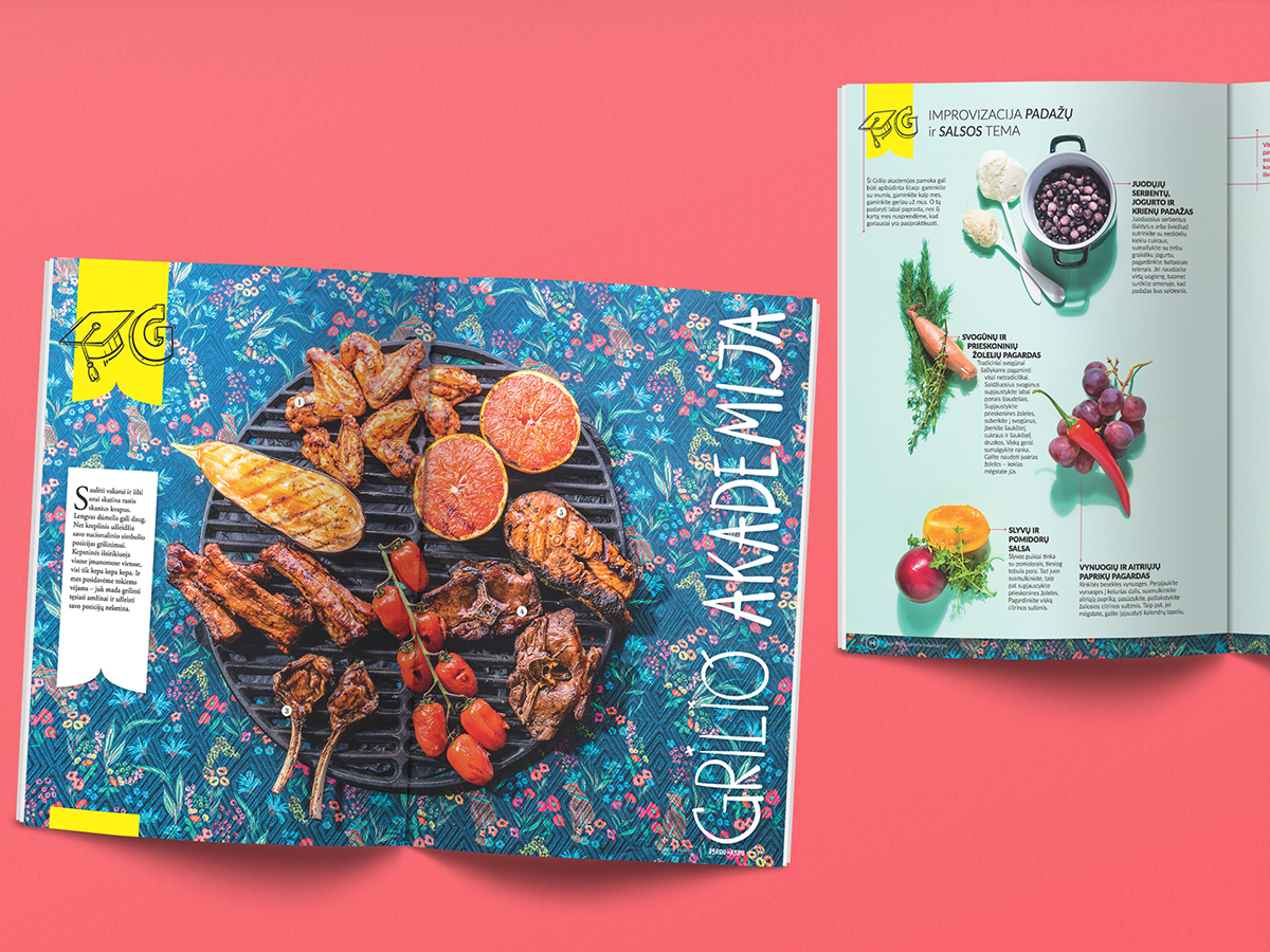 Culinary magazine Food  editorial design  Layout cuisine recipe typography   ILLUSTRATION  food photography