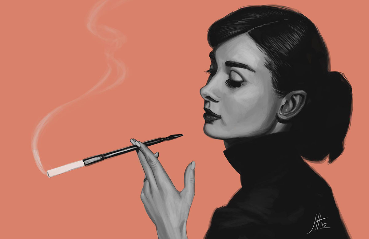 audrey Hepburn hollywood Classic actress portrait