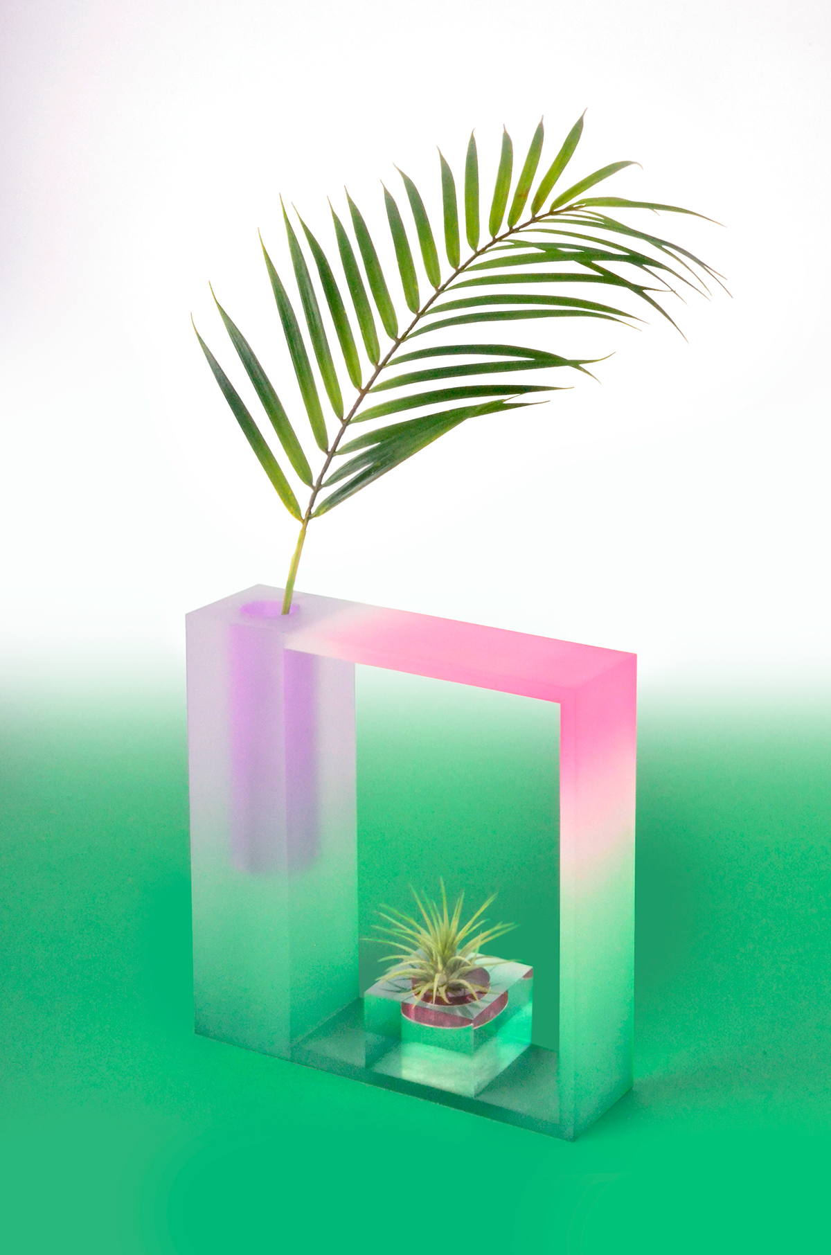 vase design Vase acrylic colorful product minimal design