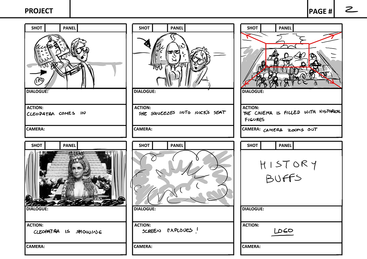History Buffs intro animated Hugo Cuellar cartoon Character Flash after effects compositing youtube director short
