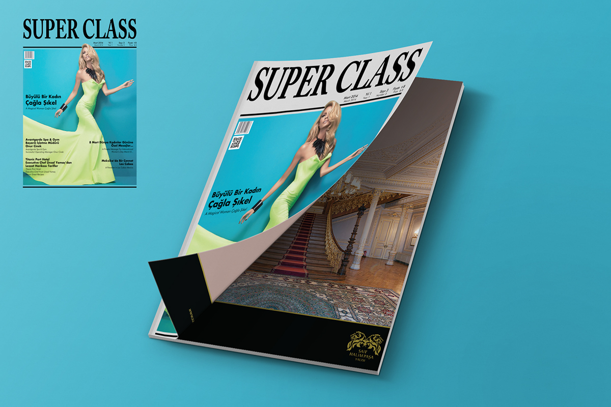 super class mag magazine Dergi Sayfa grafik design tasarım graphic