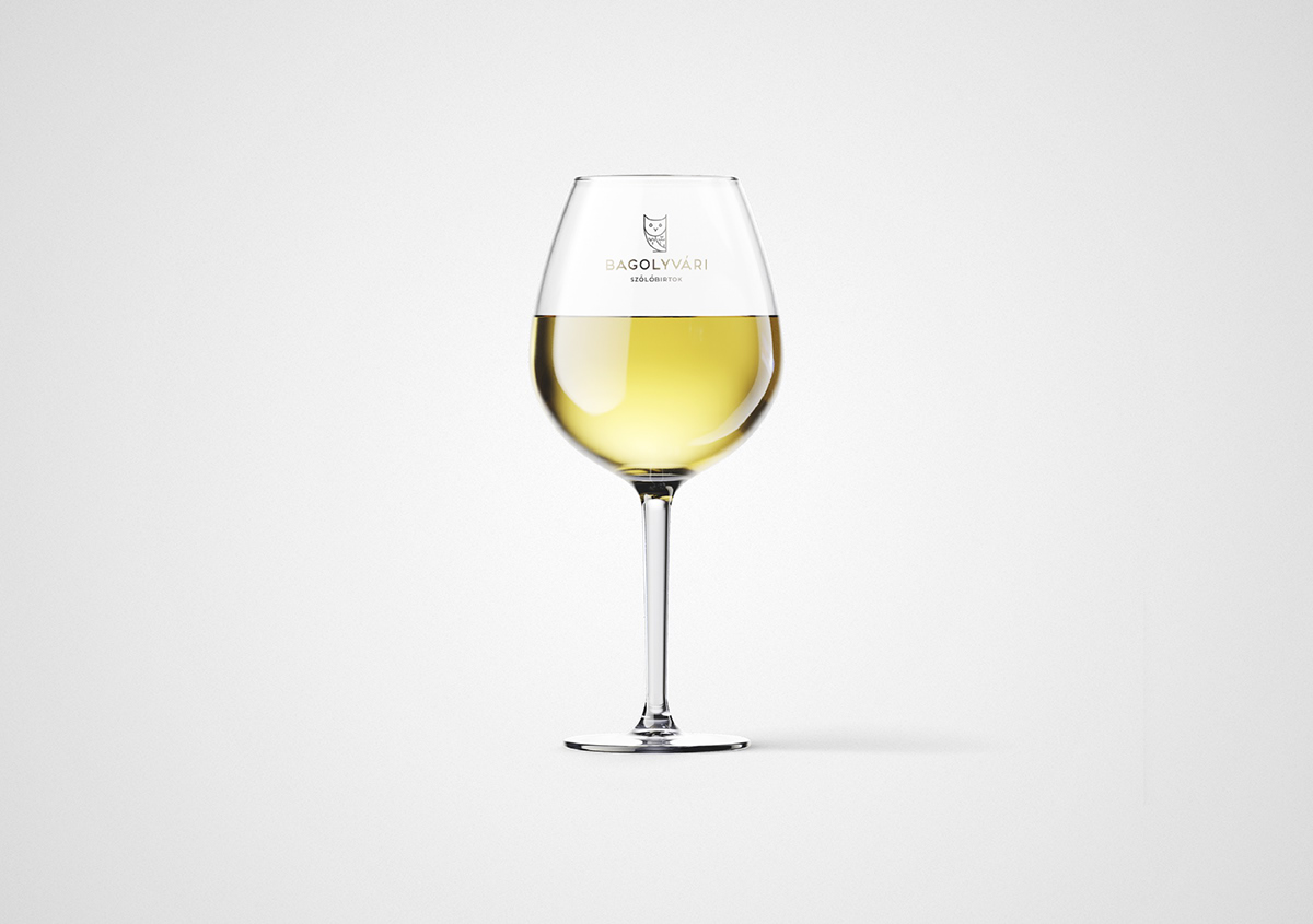 graphic design  wine wine label wine design label design bagolyvári Badacsony