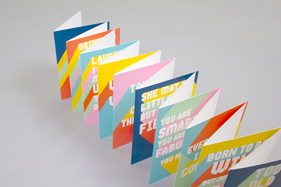 typography   colour cards Fun Quotes