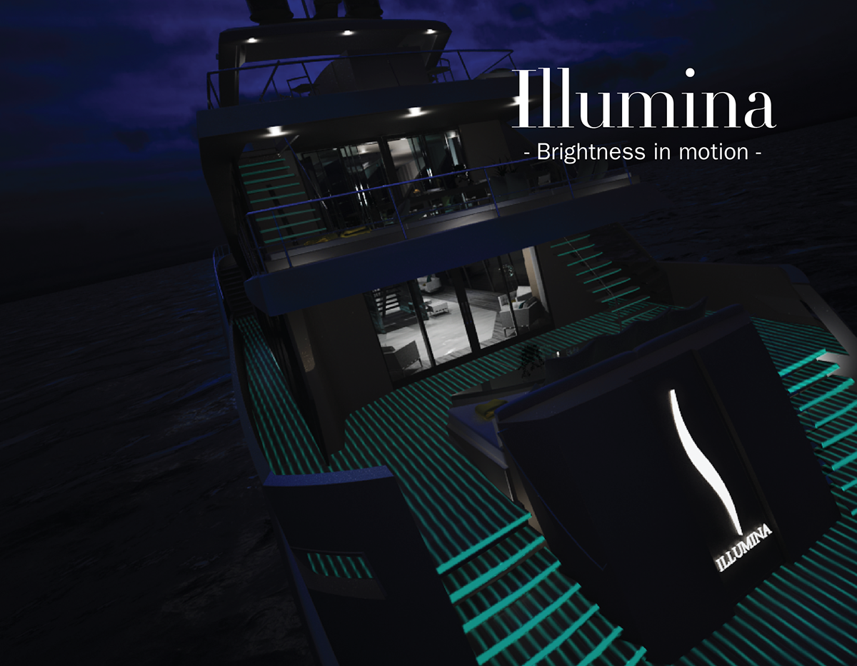 yacht eco photoluminescent