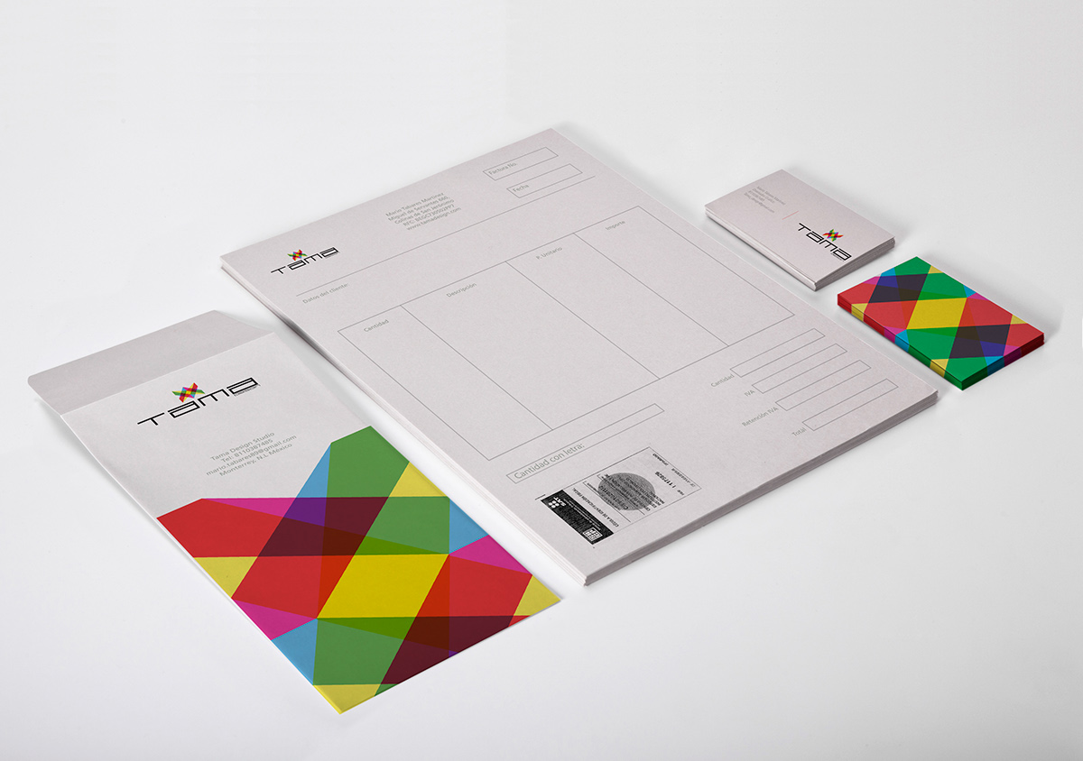 Business Cards stationary brand udem mexico tama identity photoshop