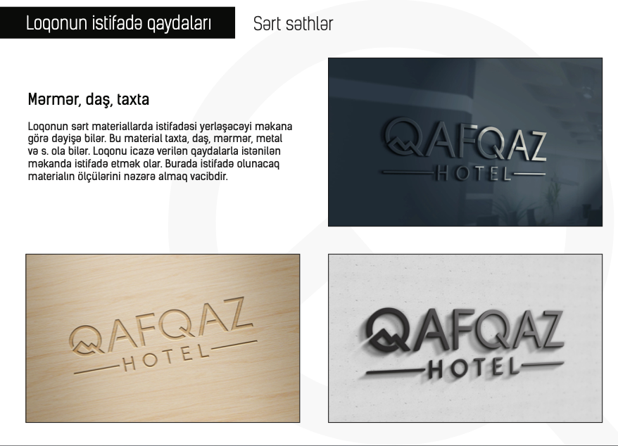 branding  logo Logo Design brandbook hotel catalog baku azerbaijan art direction  brand identity