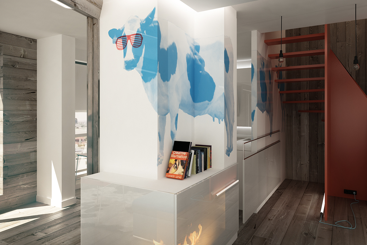 cow moo Italy poland kler Interior design