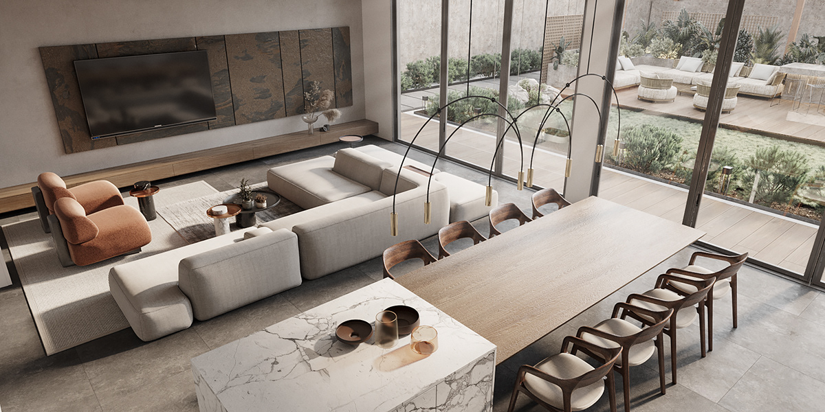 emirates Interior interior design  leqb modern UAE minimal design Villa
