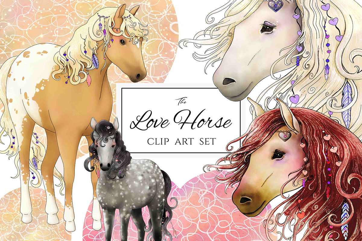 animals Beautiful clipart Digital Art  horse horse riding horses ILLUSTRATION  png pretty