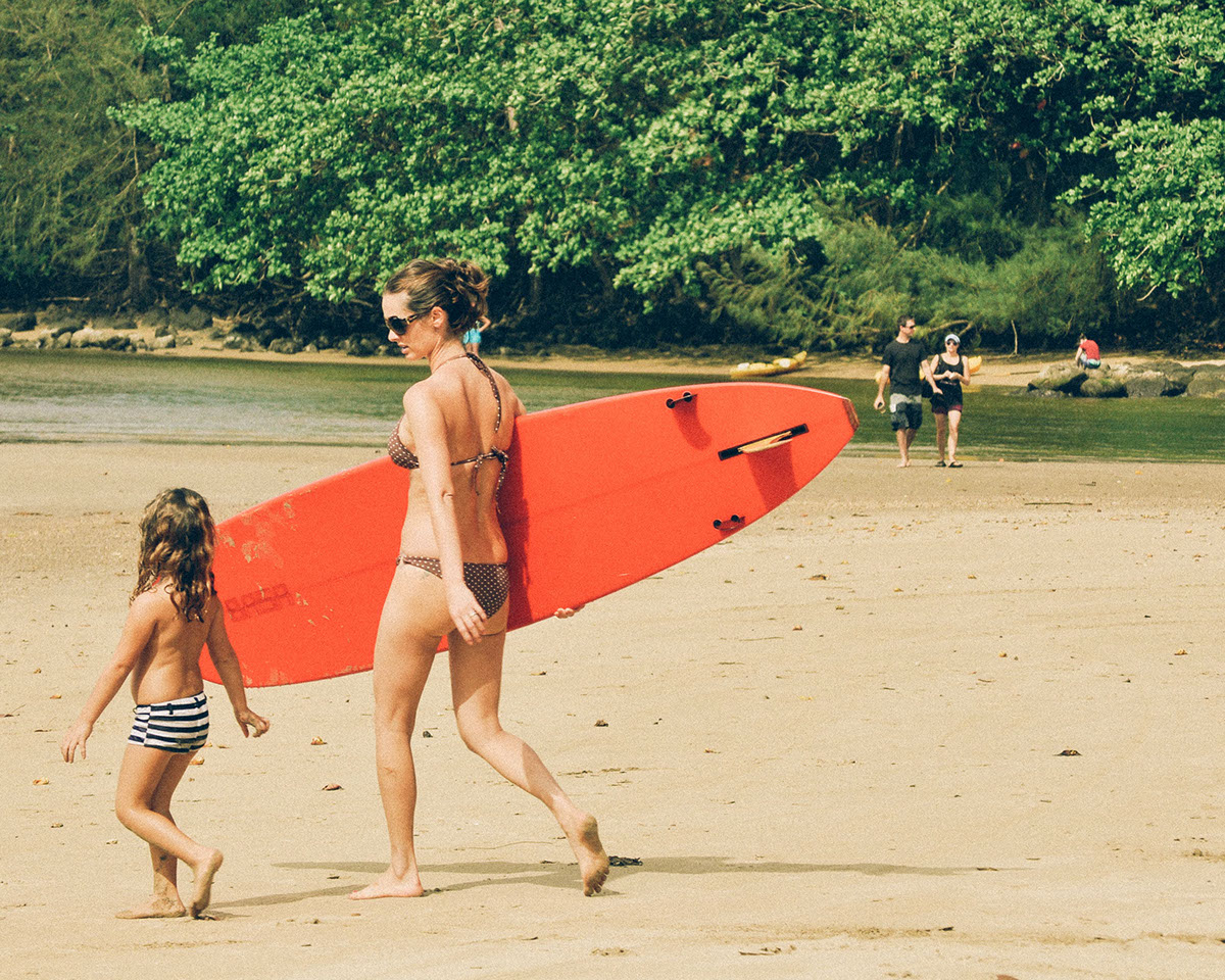 Adobe Portfolio Kauai surfing sports beach Ocean Island HAWAII Tropical