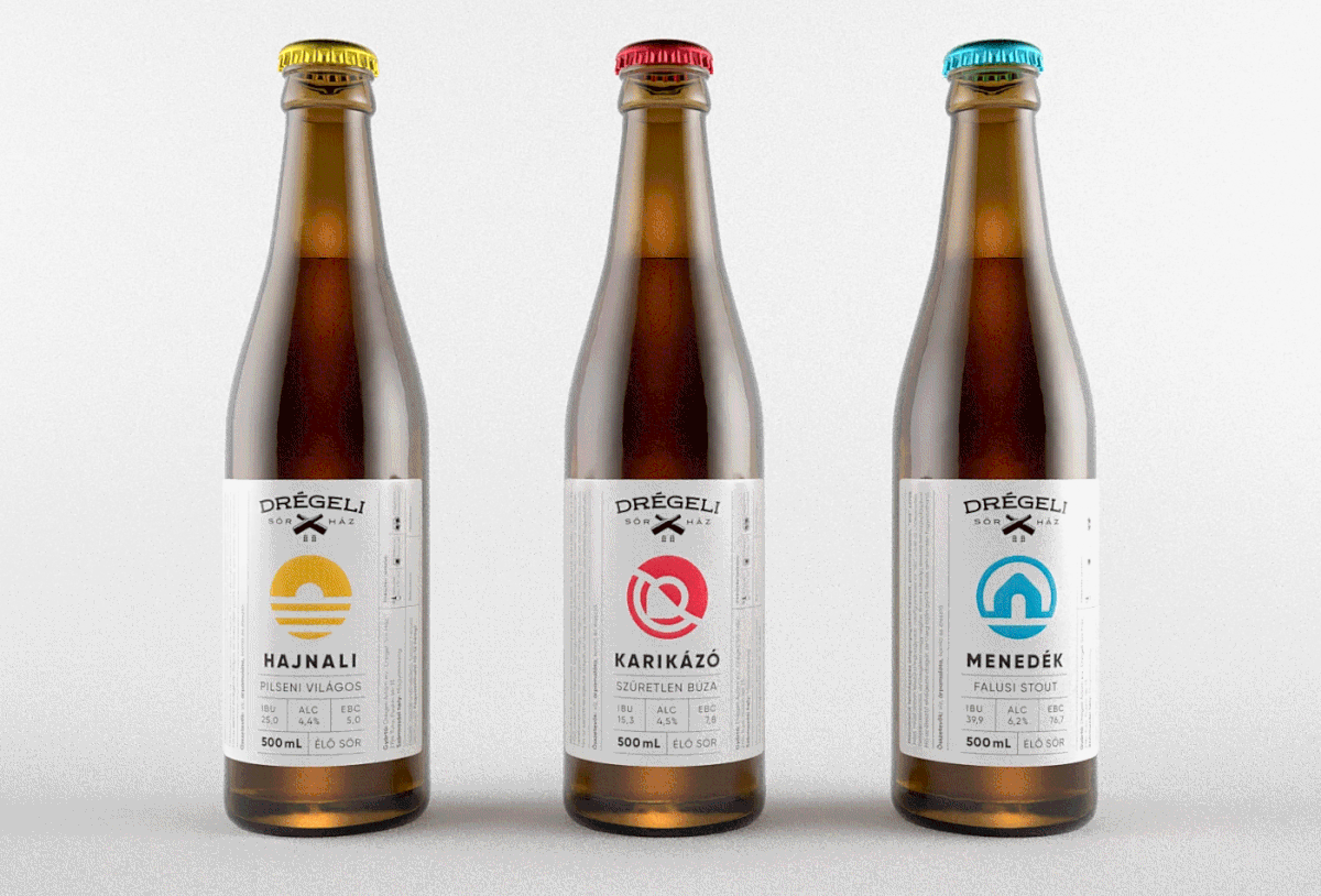 brewery branding  Packaging logo Icon colorful beer 3D motiondesign minimal