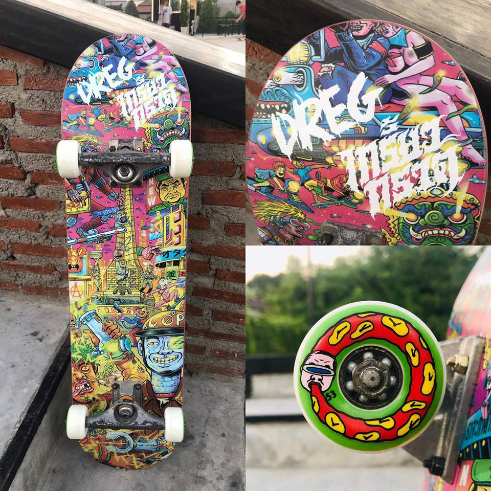 Dreg Skateboards skateboards puck 3puck Thailand bkk Board