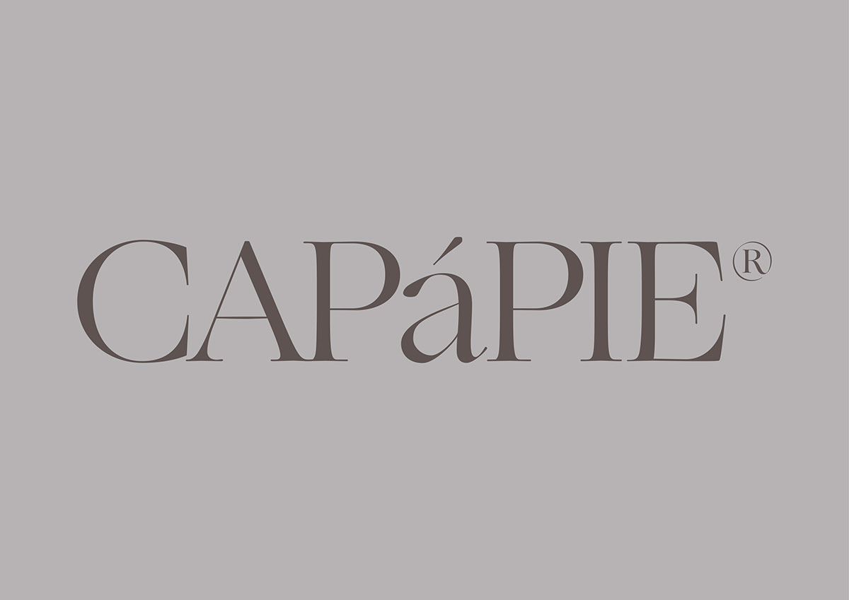 CAPáPIE french fashion High End Logo Design ogg font Fashion font