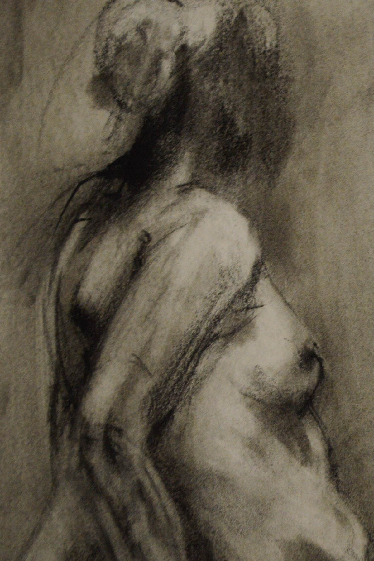 Drawing  charcoal Finearts painting   Victor Laura Figure Drawing figure gesture