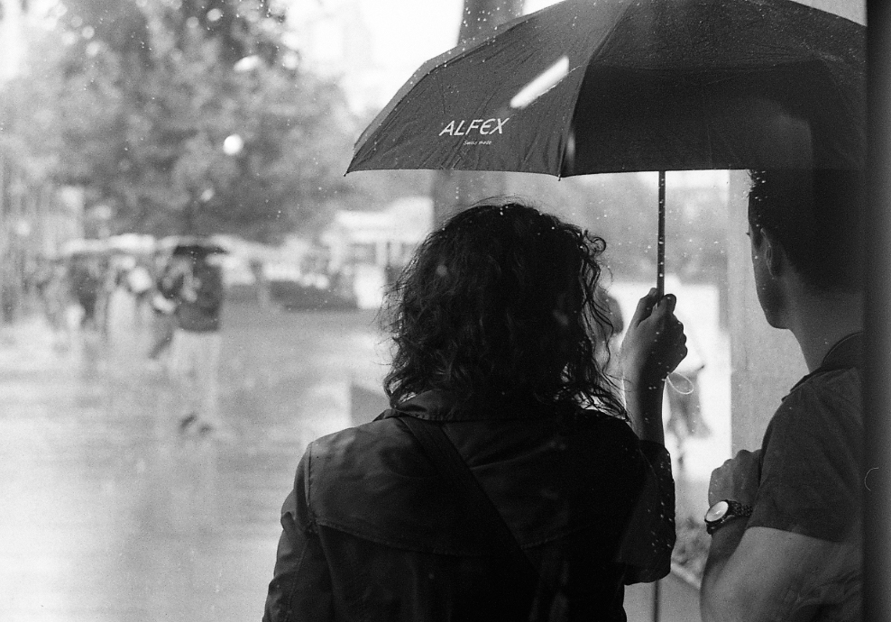 London analog black and white photo black White city Street life moment