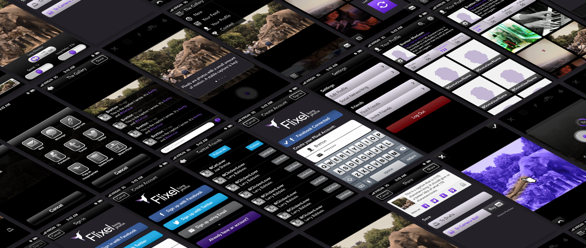Adobe Portfolio ios mobile UI design